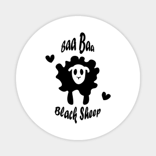 Baa Baa Black Sheep Magnet